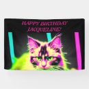 Search for neon birthday banners Glow in the dark