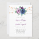 Search for mauve and navy wedding invitations Botanical