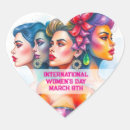 Search for international stickers International womens day