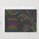 Search for 80s wedding invitations Neon