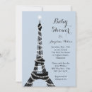 Search for paris baby boy shower invitations Eiffel tower