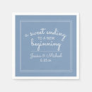 Search for steel blue napkins For her