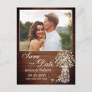 Search for mason jar save the date postcards Floral