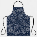 Search for vintage paisley aprons Blue