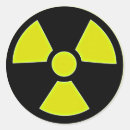 Search for radioactive sign stickers Nuclear