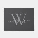 Search for grey and white doormats Monogrammed