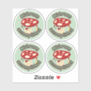 Search for red mushroom stickers Green