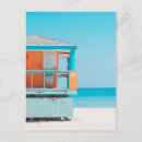 Search for south beach miami postcards Lifeguard