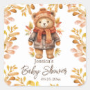 Search for fall baby shower stickers Teddy bear