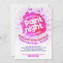 Search for paint night invitations Pink