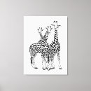Search for giraffe print canvas prints Drawing