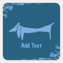 Search for abstract dog stickers Blue