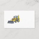 Search for backhoe business cards Digger