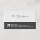 Search for talent agency business cards Entertainment