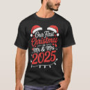 Search for first married christmas tshirts Holiday season