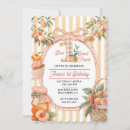 Search for one sweet peach birthday invitations Girl