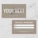 Search for spa appointment cards Beauty salon