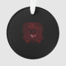 Search for red skull christmas tree decorations Halloween