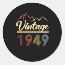 Search for vintage year stickers Born