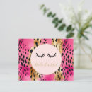 Search for pink leopard postcards Girly