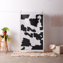 Search for cow print fabric Black and white