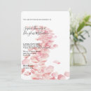Search for rose petal wedding invitations Floral
