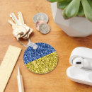Search for faux glitter key rings Blue