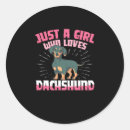 Search for dachshund lovers stickers Sausage