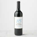 Search for birthday wine labels Quinceanera 15th birthday