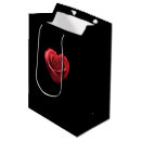 Search for heart shaped gift bags Red