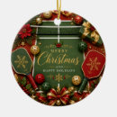 Search for pickleball christmas tree decorations Ceramic