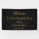 Search for black gold wedding banners Elegant