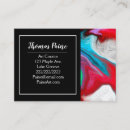 Search for burst business cards Black