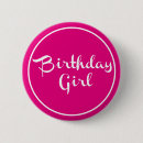 Search for birthday girl badges Pink