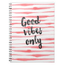 Search for good vibes notebooks Quote