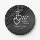 Search for 10th anniversary plates Birthday