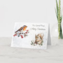 Search for squirrel christmas cards Bird