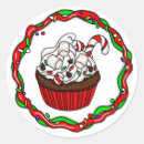 Search for christmas cupcake stickers Cartoon