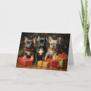 Search for frenchie christmas cards Funny