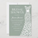 Search for white dress bridal shower invitations Gown