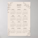 Search for yearly calendar posters Minimalist