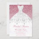 Search for pink bridal shower invitations Elegant
