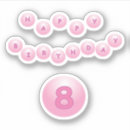 Search for eight year old stickers Girl