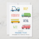Search for garbage truck birthday invitations Transportation