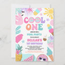 Search for beach babe invitations Pool party
