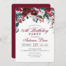 Search for burgundy christmas invitations Winter