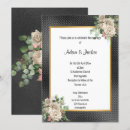 Search for gold embossed invitations Floral