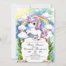 Search for unicorn baby shower invitations Enchanted