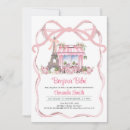 Search for french baby shower invitations Pink bow