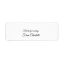 Search for add your logo return address labels Simple minimal